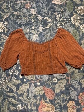 American Eagle Brown Top